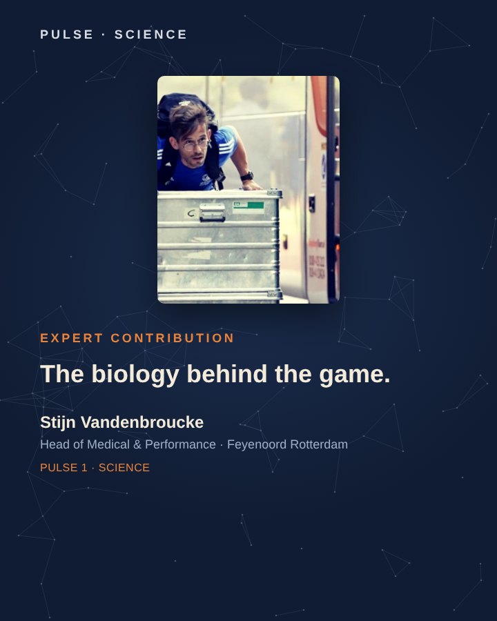 Stijn Vandenbroucke — Head of Medical & Performance · Feyenoord Rotterdam
