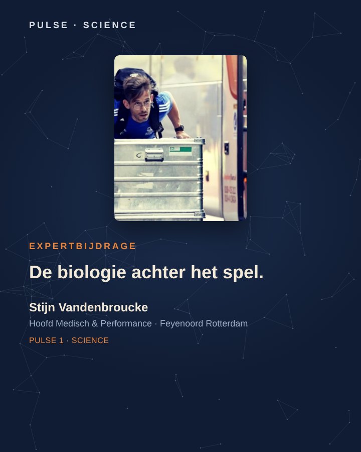 Stijn Vandenbroucke — Hoofd Medisch & Performance · Feyenoord Rotterdam